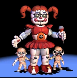 FNAFSL Baby and Bidybab Models