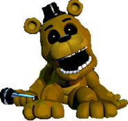 Жёлтый Медведь во FNaF: World.