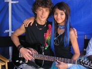 Victoria Justice (Lola Martinez) and Matthew Underwood (Logan Reese)