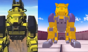 New Century (left), Fuzors (right). Despite being released years later, the quality of Fuzors was noticeably worse.