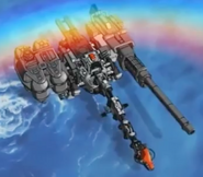 Aerial view of Ultrasaurus with Gravity Cannon.