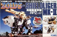 Shield Liger MK-II toy dream box art