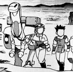 Van, Rosa, and the borrowed Battlerover.