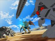 1 three Zoid battle