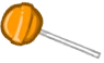 Juicy Yellow Candy Lollipop