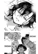 Kenchou is overjoyed that Shizuka was healed