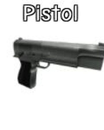 Pistol Zombie Attack Roblox Wiki Fandom - roblox gun roblox studio