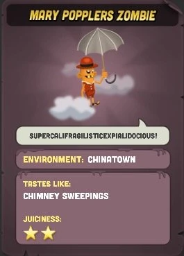 Mary Popplers Zombie | Zombie Catchers Wiki | Fandom