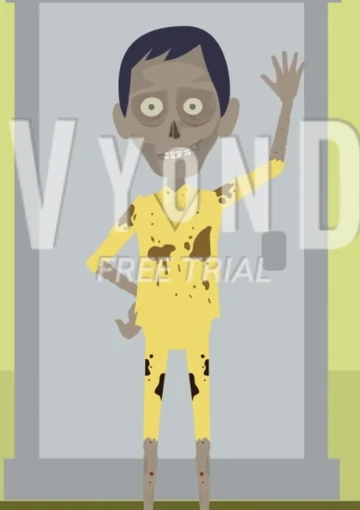 YELLO ZOMBIE WALK みっちー Yellow Zombie | Zombie Hunting Studios Wiki | Fandom