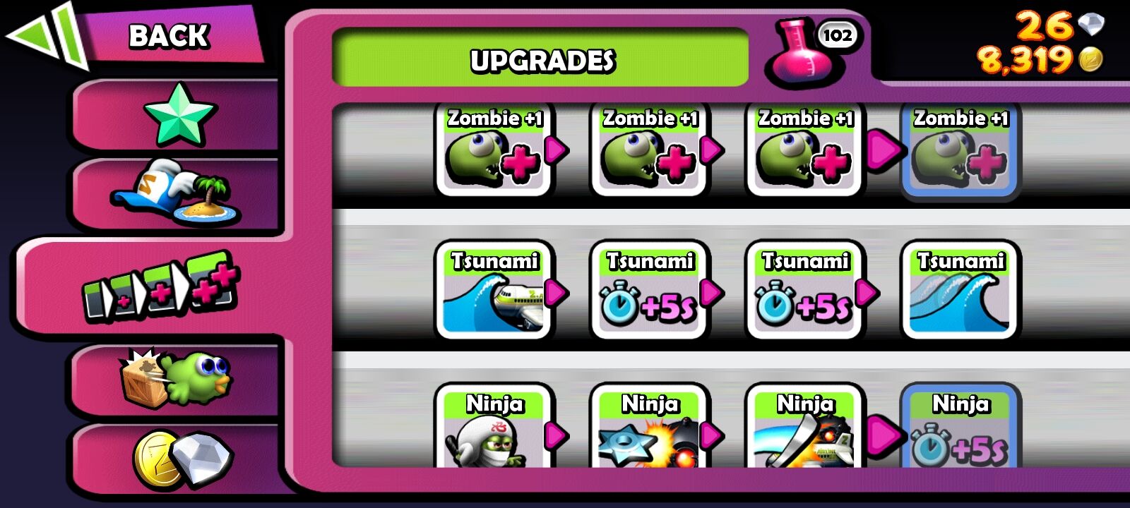 All accessories  Zombie Tsunami: All Hats And Suits (All Unlocked