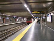 Metro Lisboa Lisbon Terreiro do Paco platforms