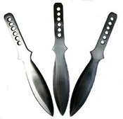 Three Throwing knives