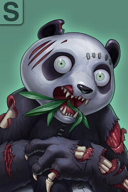 zombie panda drawing
