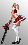 Juliet Starling with her Chainsaw