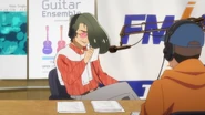 Ryu on his radio show reading a note from dirty harry