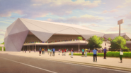 Saga Arena stadium, in real life this stadium will be finished in 2022