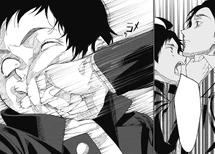 Keiji hits Eikichi
