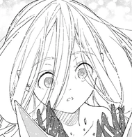 Magatsuhi takes the form of Tae as a child as a reflection of the underlying problem she lived with