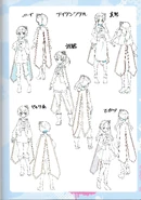 Trajes de Iron Frill para el concierto de Saga Arena