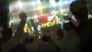 Sakura dives into the crowd