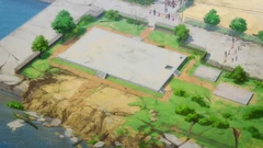 The girls' mansion disappears