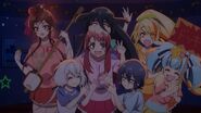 Franchouchou actuando para un grupo de niños dentro del observatorio