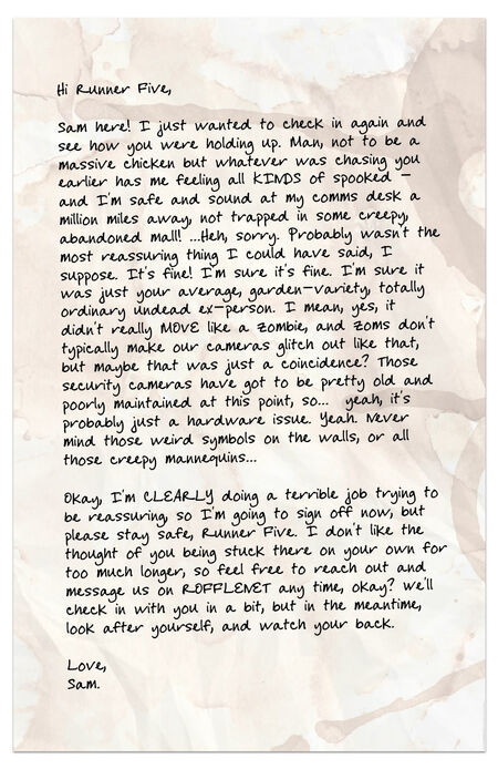 Home Front M16 Letter