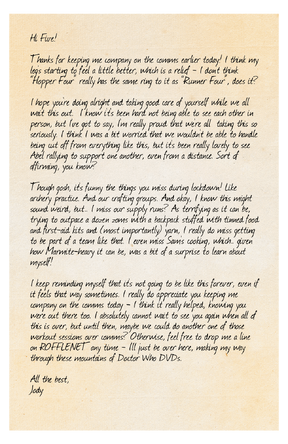 Home Front M2 Letter