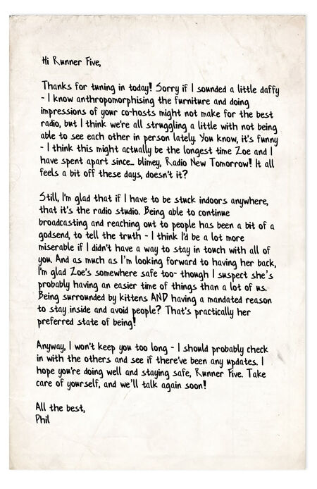 Home Front M6 Letter