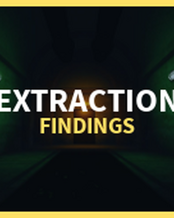 Extraction Findings Zombie Stories Roblox Wiki Fandom - game extractor roblox