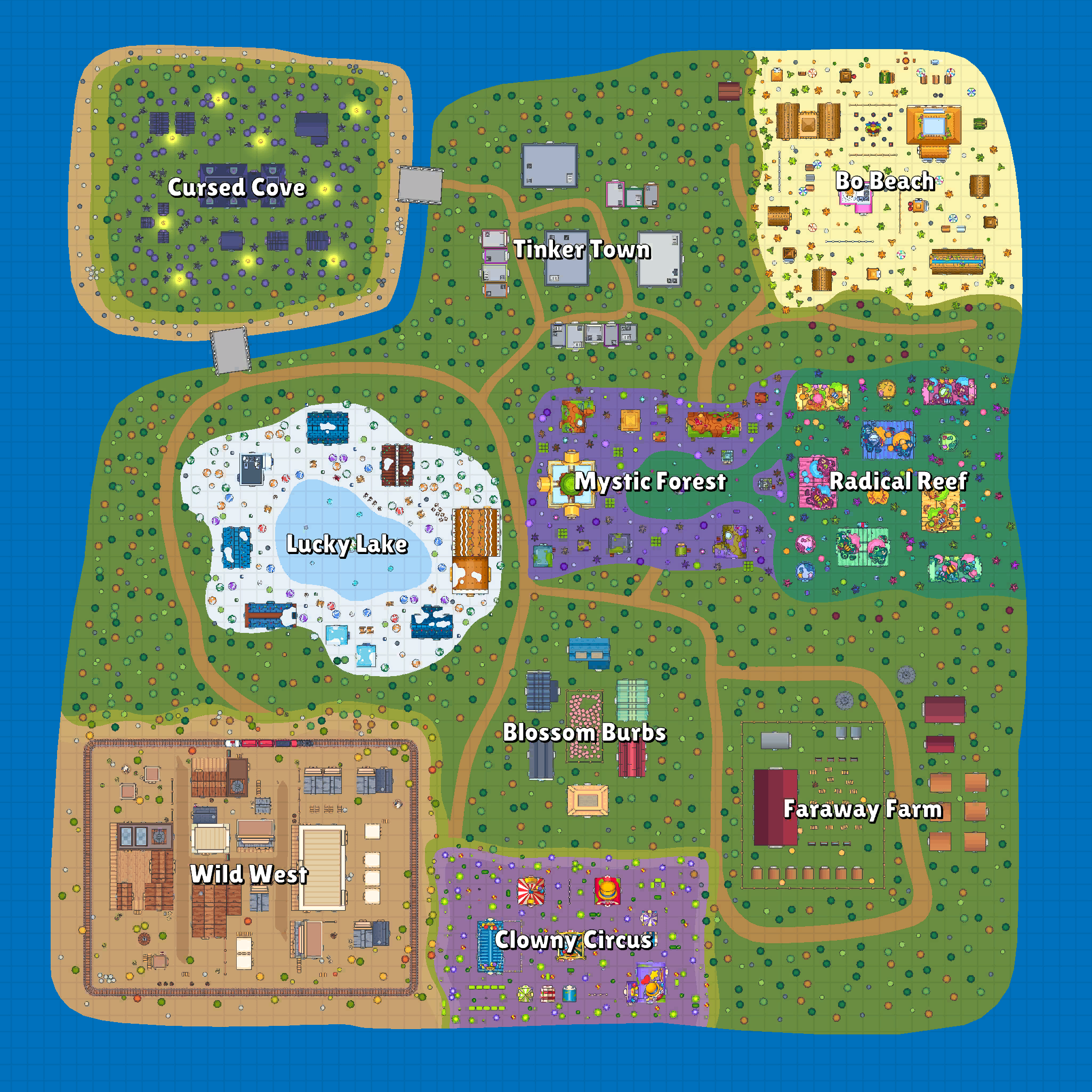 Map - Official ZombsRoyale.io Wiki