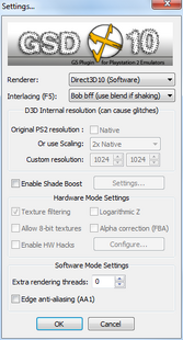 Ajustes de Plugin GS