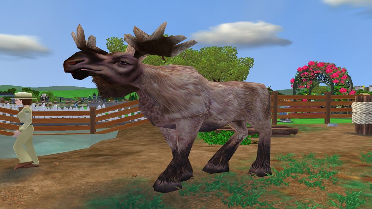 Apr. 2021 - Zoo Tycoon 2 - Moose Exhibit - ZooChat