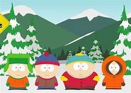 Eric Cartman (Trey Parker), Kenny McCormick (Matt Stone), Kyle Broflovski (Matt Stone), Stan Marsh (Trey Parker)