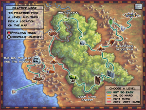 Map - Logical Journey of the Zoombinis