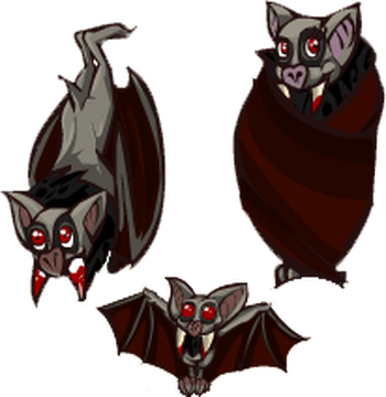 vampire bat clipart