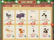 A screenshot of the Shop featuring the Animals tab.