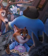 Barry DiCaprio's cameo in the Zootopia promotional poster