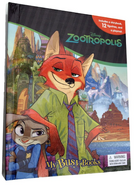 Book with a "Zootropolis" logo