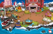 Bunnyburrow as seen on the Club Penguin Zootopia Takeover