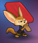 Finnick as he appears in Disney Heroes: Battle Mode