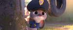 Judy spying on Gideon Grey.