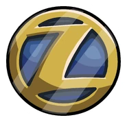 A Club Penguin pin based on Bellwether's badge