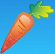 A carrot as seen in Judy's Journey: As Told By Emoji