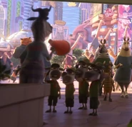 A group of scouts in Savanna Central