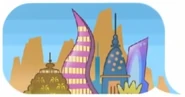 Savanna Central as seen in Zootopia: As Told By Emoji