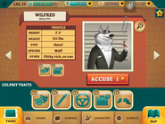 Wilfred's new case file