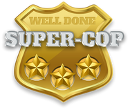 Super-cop badge