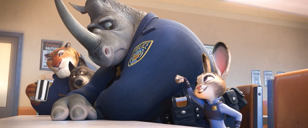 Zootopia Disney Personagens Mchorn & Esquilo Segurança