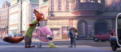 Judy hustling Nick with the threat of felony tax evasion